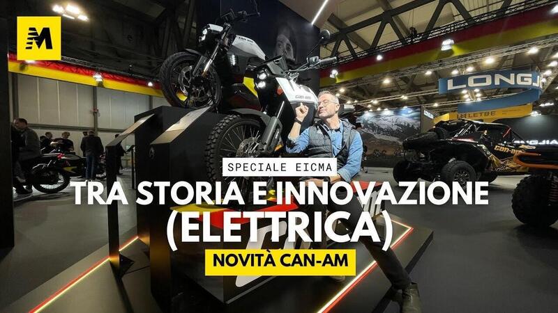 Tra storia e innovazione elettrica: visitiamo lo stand Can-Am ad EICMA 2024 [VIDEO]