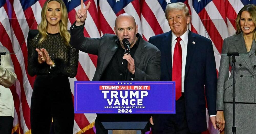 Ufc, anche il boss Mma Dana White in politica e nel governo dell&rsquo;amico Donald Trump come Elon Musk, Linda McMahon (Wwe) e Pam Bondi? La sua risposta &egrave; da... fighter