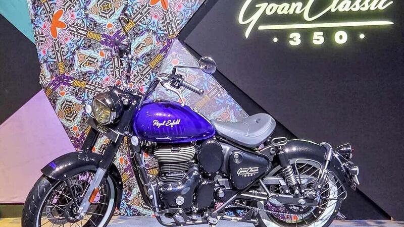 Royal Enfield la Goan Classic 350, la bobber dal look retr&ograve;