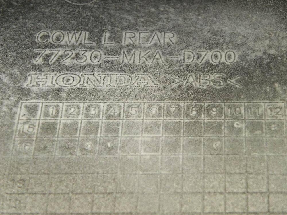 Carenatuta fiancatina laterale posteriore sinistra Honda (12)