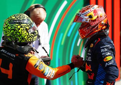 F1. Quando sportività e amicizia vincono su tutto, complimenti e abbracci tra Norris e Verstappen: Il suo momento arriverà