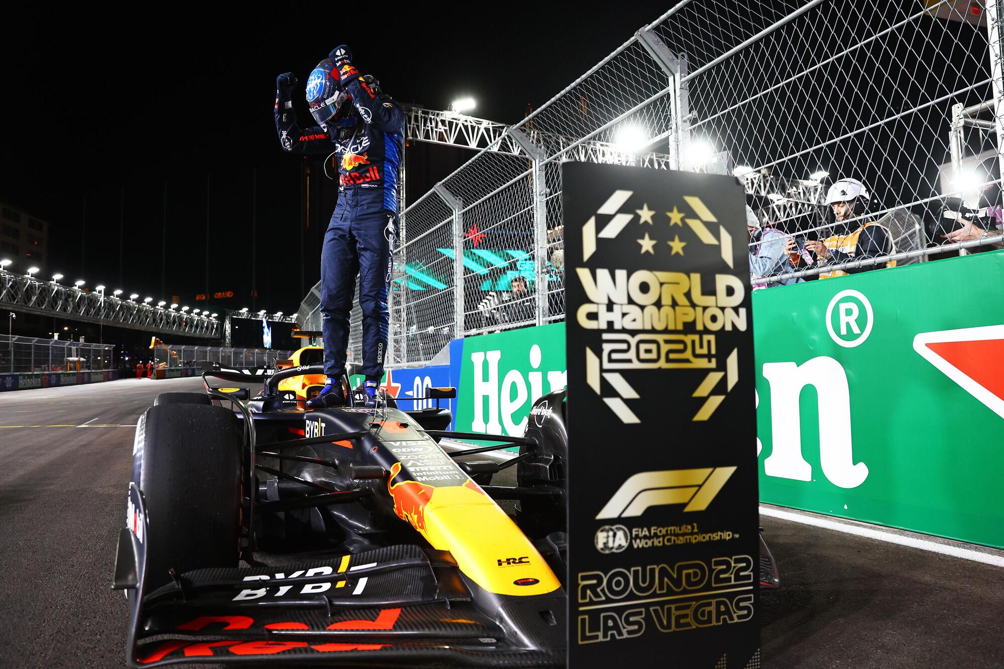 Max Verstappen campione a Las Vegas