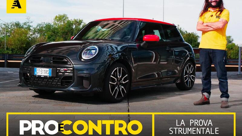 Nuova MINI COOPER S 2024 (&egrave; tornata autentica?) PROVA STRUMENTALE- PRO e CONTRO [VIDEO]