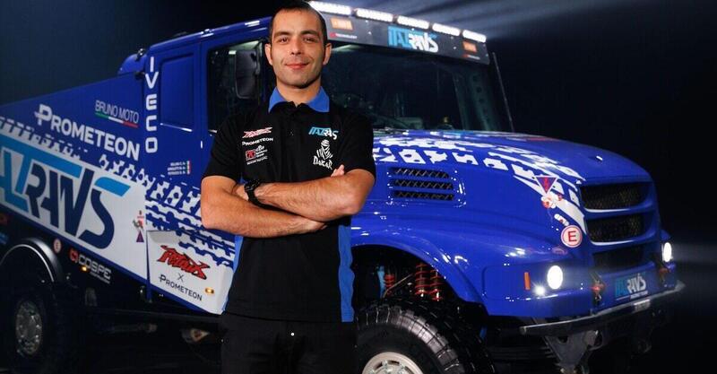 Danilo Petrucci alla Dakar, in camion e con Italtrans e Prometeon