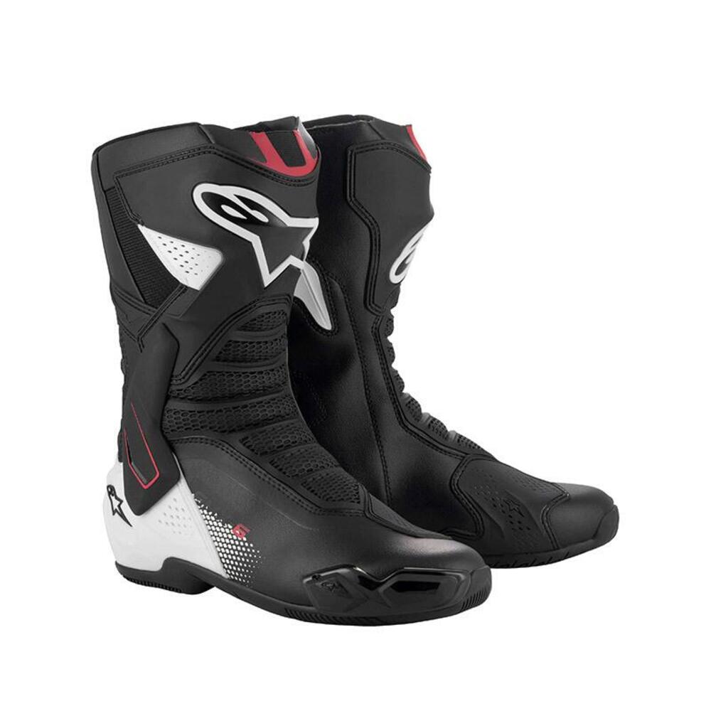 Stivali moto Alpinestars SMX-6 V3 bianco rosso