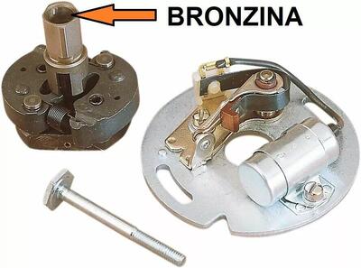 Kit completo puntine e anticipo ruota su bronzina 