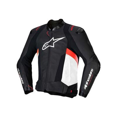 Giacca moto Alpinestars Missile V3 bianco rosso