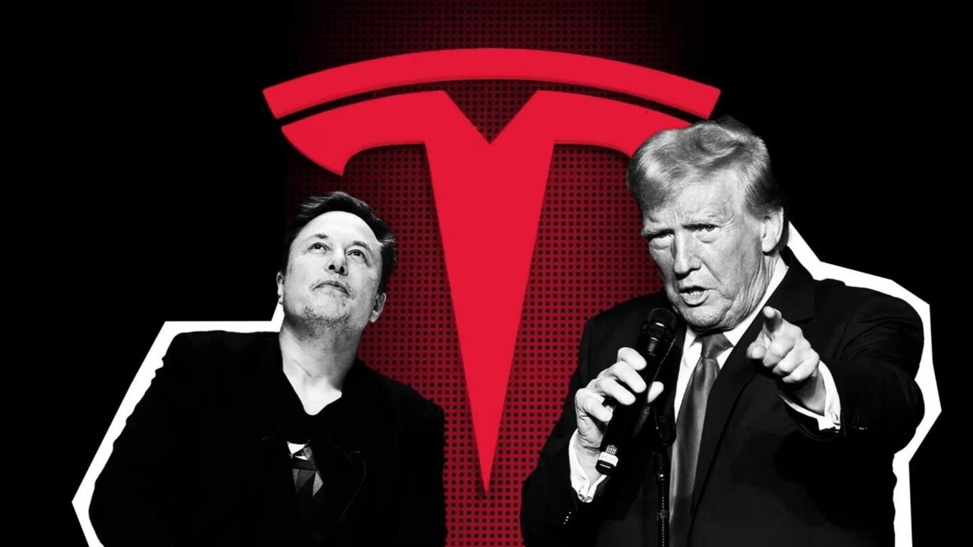 Elon Musk e Donald Trump, uniti anche da Tesla