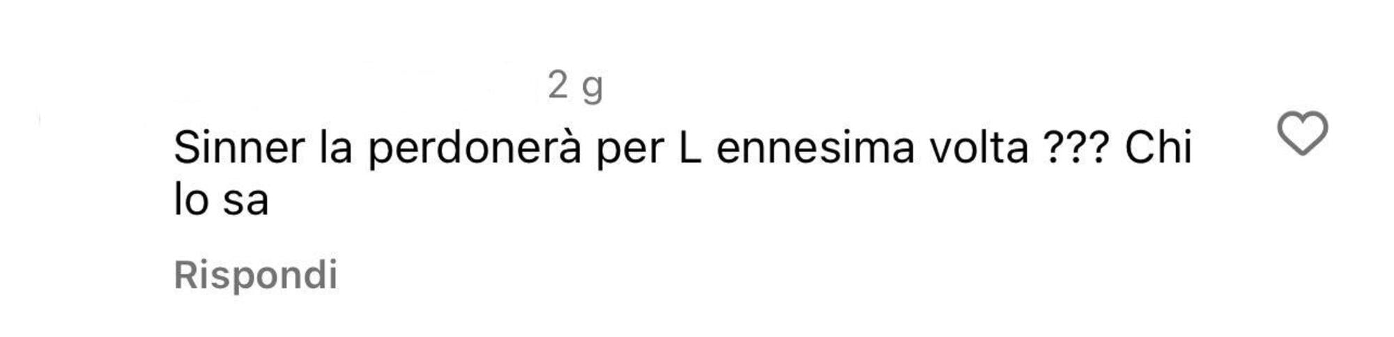 I commenti apparsi sul profilo di Anna