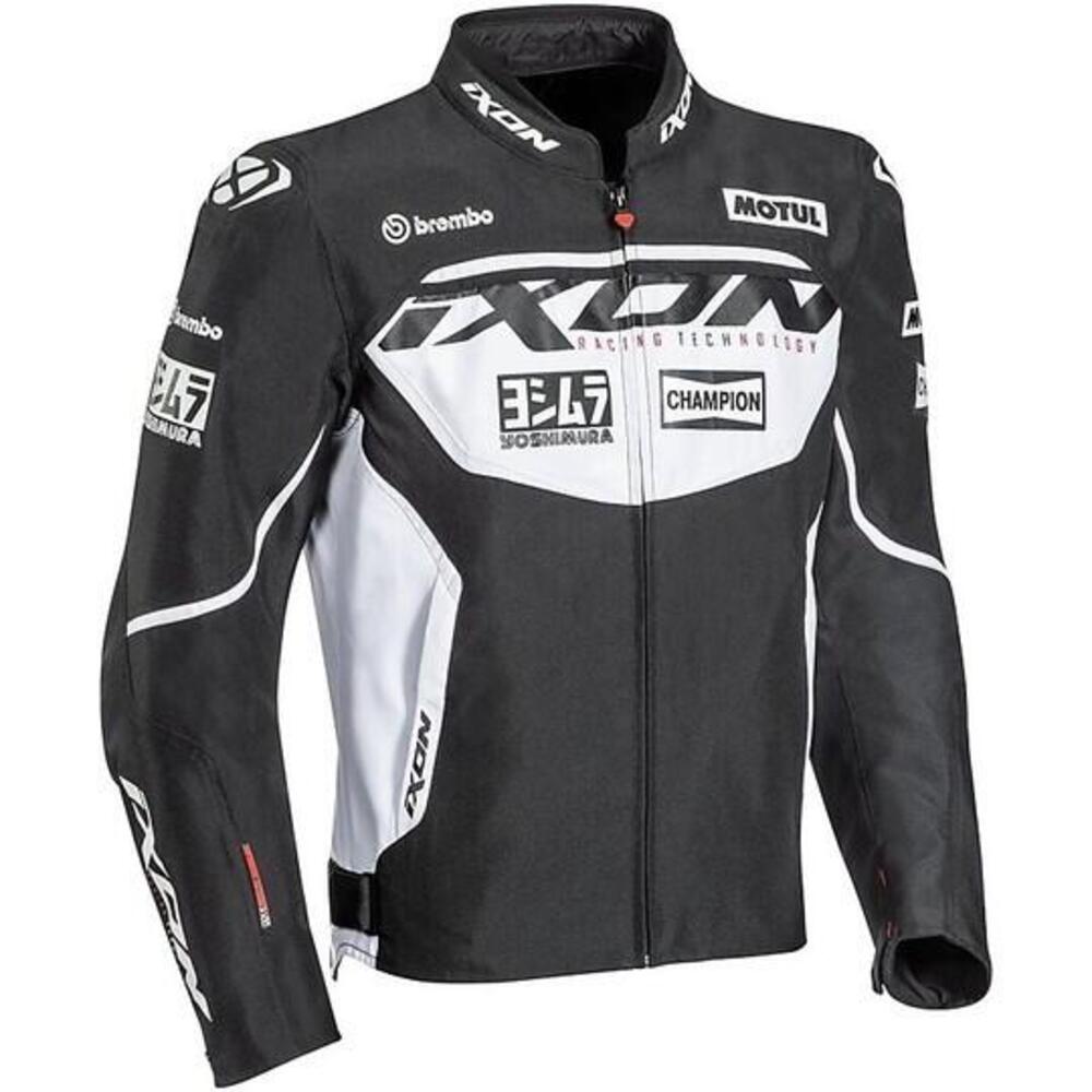 Giacca moto Ixon MATRIX EVO nero bianco