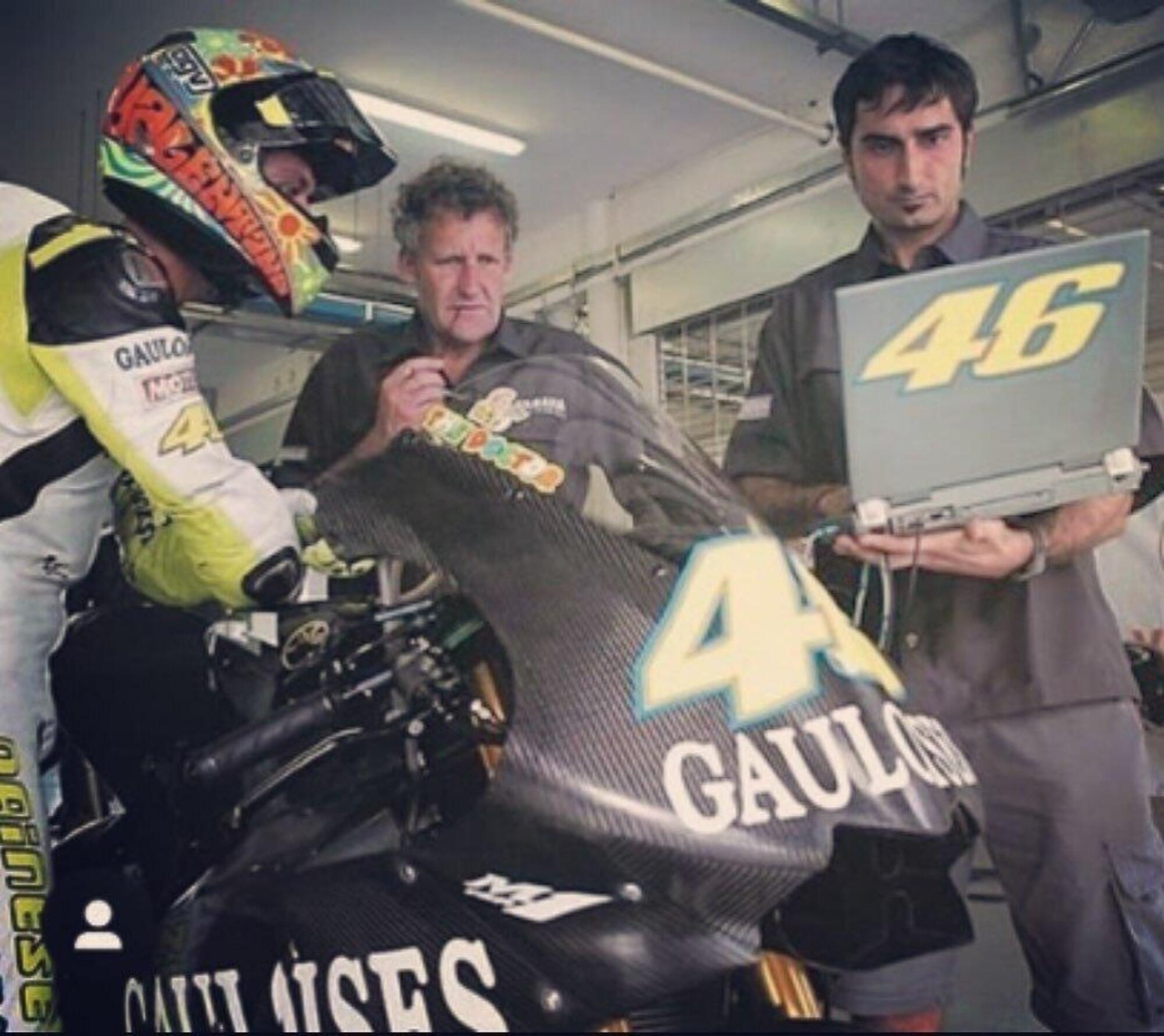 Valentino Rossi Jeremy Burgess Matteo Flamigni