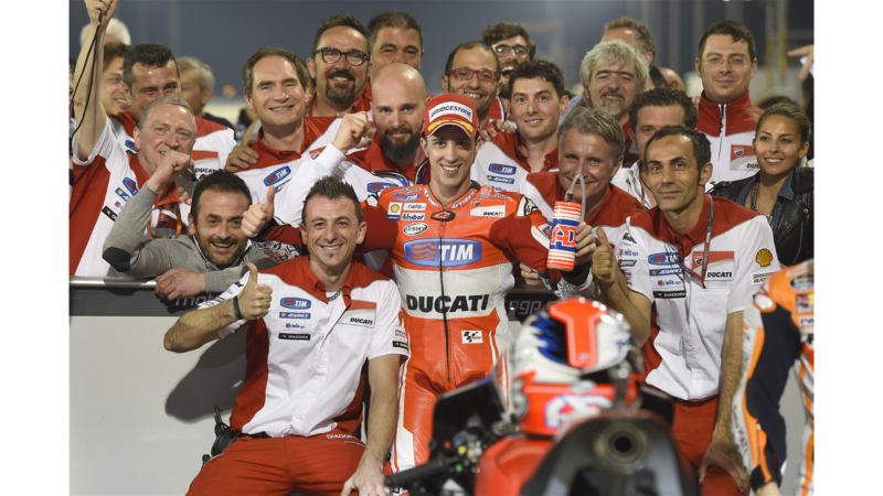 Dovizioso: &ldquo;Non &egrave; come il 2014: siamo competitivi anche in gara&rdquo;