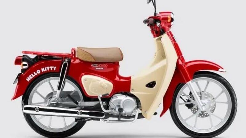 Honda: dopo lo Scoopy arriva ache un Super Cub dedicato a Hello Kitty (VIDEO)