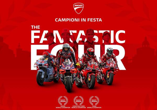 Pecco Bagnaia e Marc Marquez portano la Ducati al sold out: tutti i dettagli su Campioni in Festa il 3 dicembre a Bologna