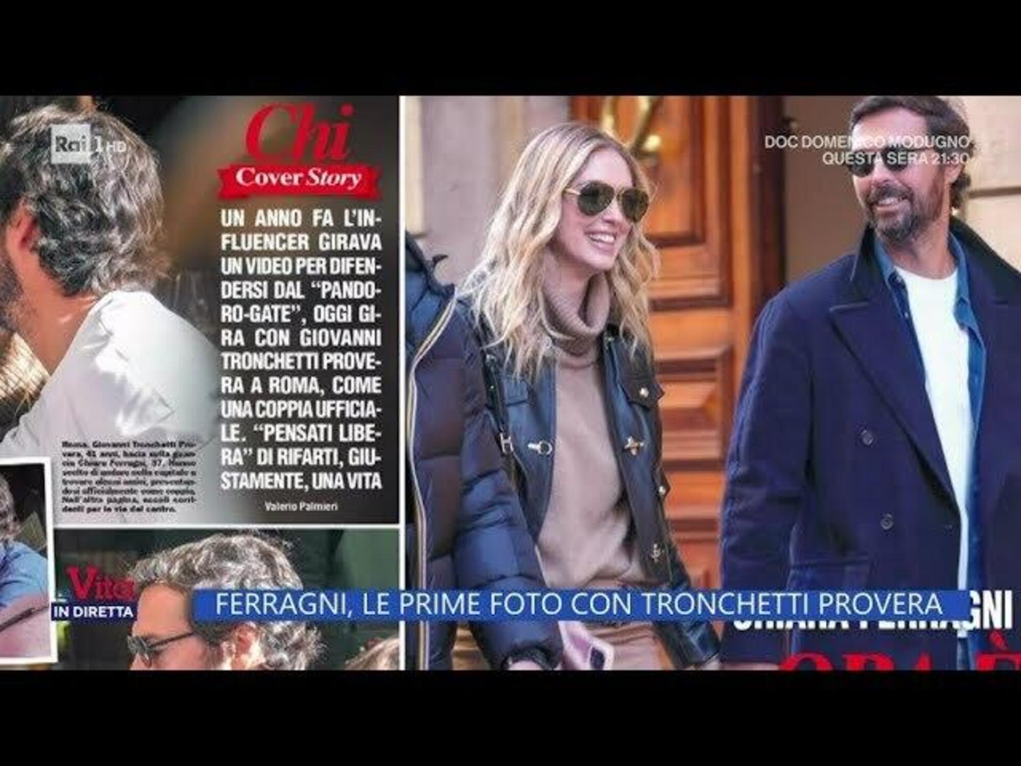 Chiara Ferragni e Giovanni Tronchetti Provera sul settimanale Chi