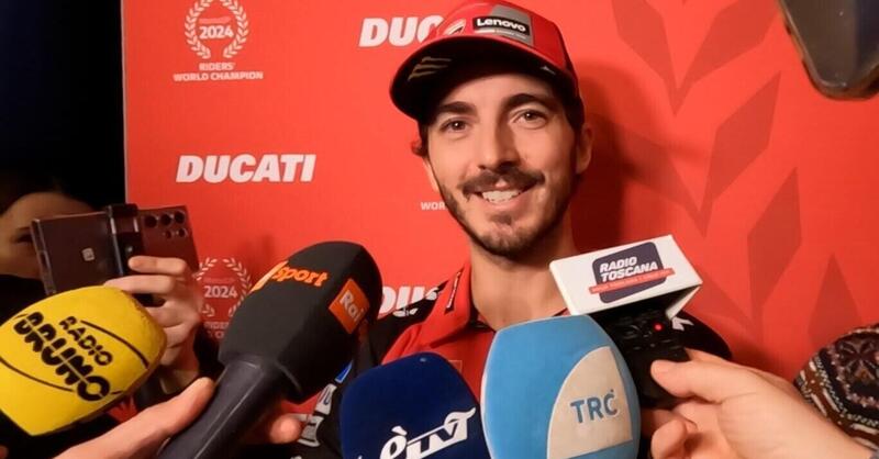 MotoGP 2024. Pecco Bagnaia: &quot;Marc Marquez &egrave; molto intelligente, nel box non ci sono numeri 1&quot; [VIDEO]