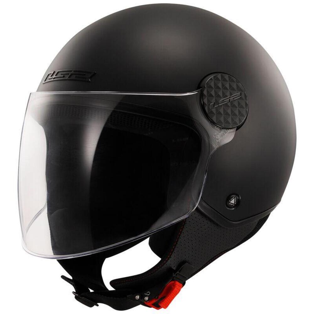 casco jet LS2 Sphere Lux 2 nero opaco