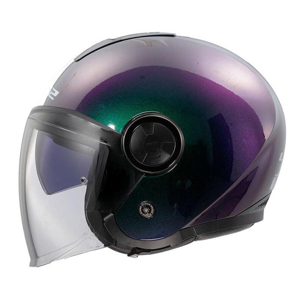 casco jet LS2 OF620 Classy Chameleon lucido