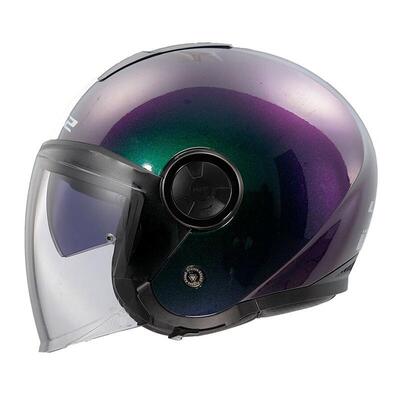 casco jet LS2 OF620 Classy Chameleon lucido