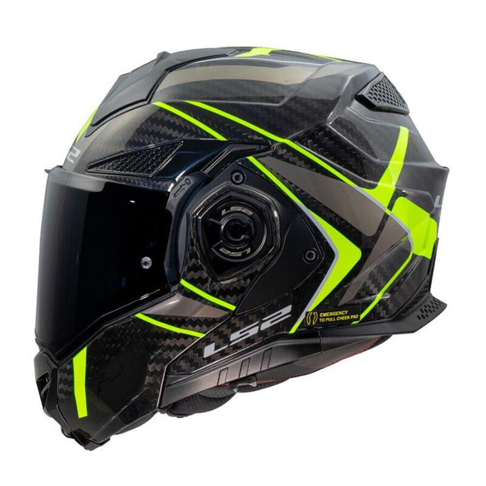 Casco Modulare Convertibile LS2 Advant X Carbon Fu