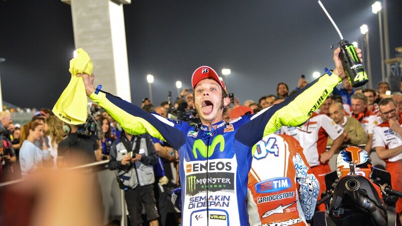 Rossi vince il GP del Qatar davanti a Dovizioso