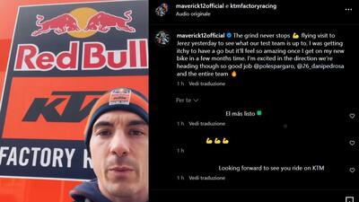 MotoGP 2024. Maverick Vinales ai test KTM di Jerez: "Vorrei guidare ma non posso" [VIDEO]