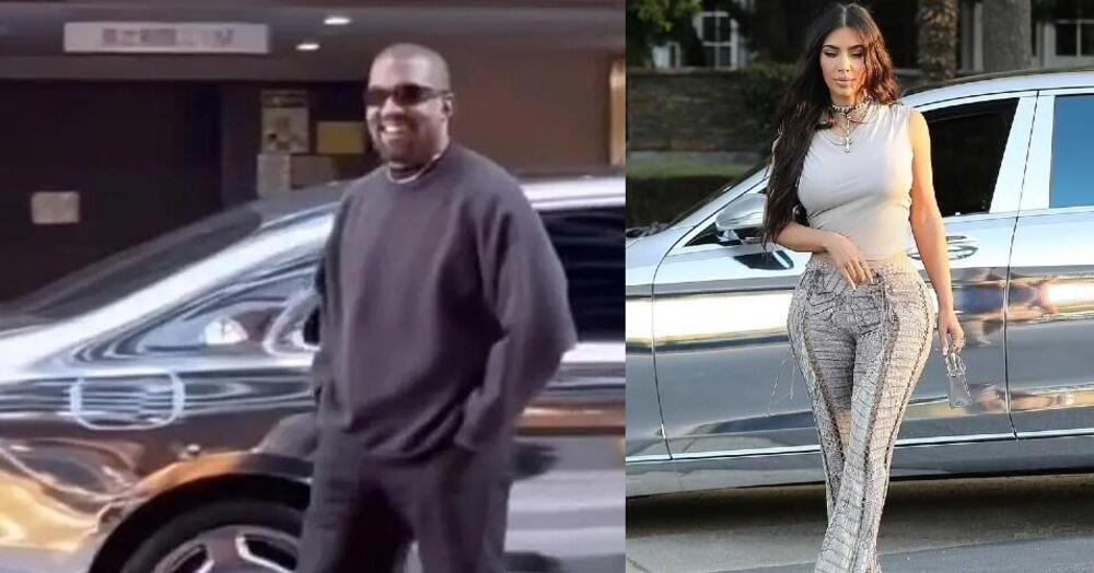 Kanye West con Bianca Censori ha copiato Kim Kardashian sulla Maybach-Mercedes classe S con carrozzeria a specchio? Dopo i look &ldquo;rubati&rdquo;, ora anche le auto, ma al contrario