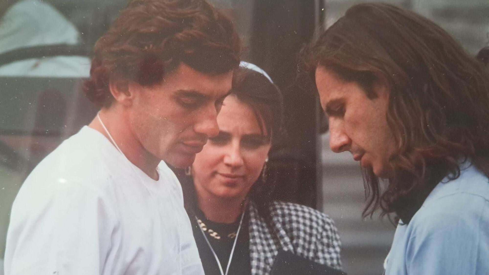 Ayrton Senna e Giorgio Terruzzi