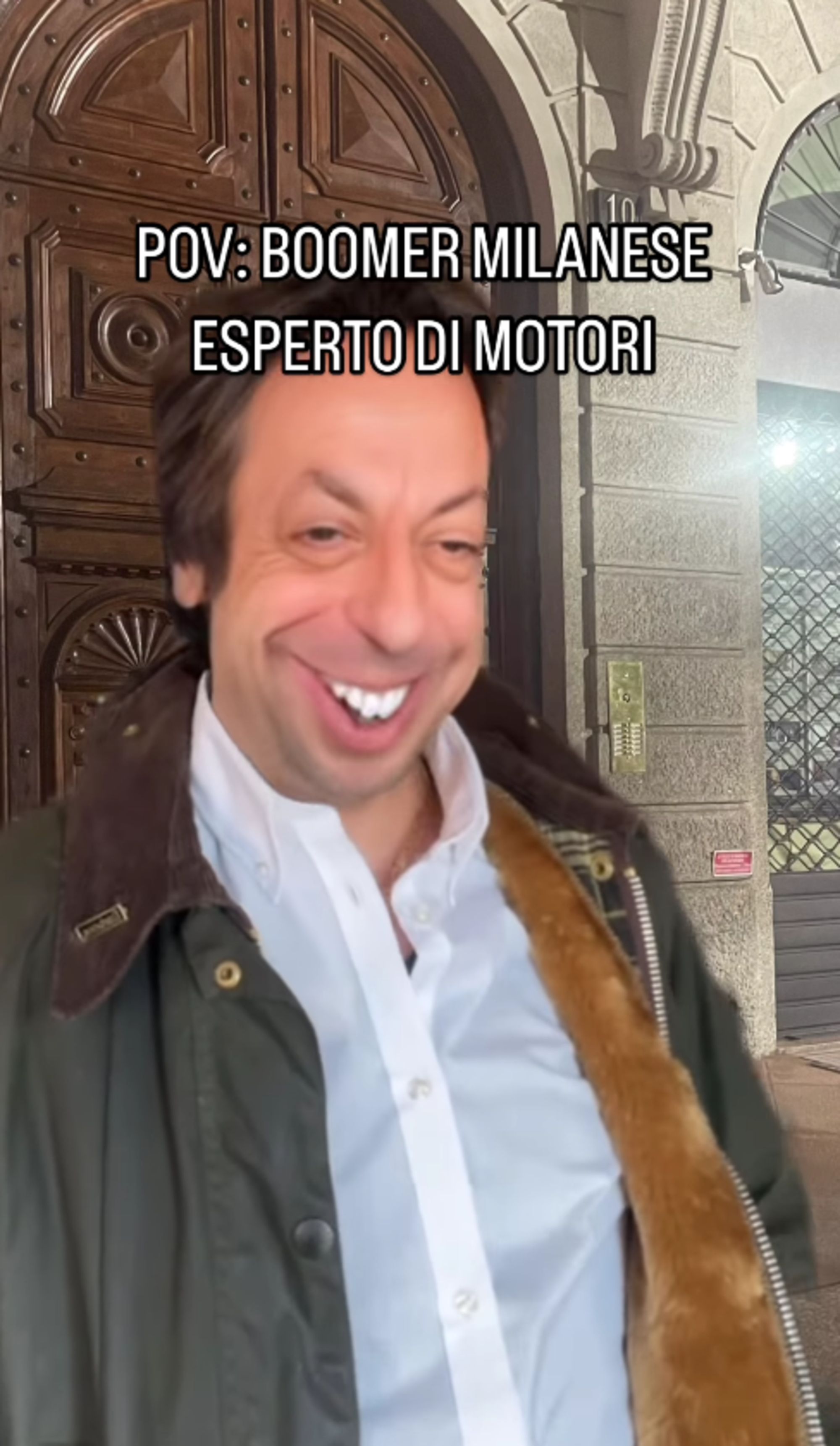 Il Boomer Milanese esperto di motori