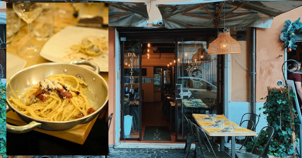 Siamo andati a mangiare Da Vittorio a Trastevere (Roma): ma quanto pu&ograve; essere grande un fiore di zucca fritto? E poi la carbonara, la trippa con i crostini, le pizzottelle e&hellip; otto variet&agrave; di tiramis&ugrave;: ecco com&rsquo;&egrave; andata e perch&eacute; anche i romani lo scelgono