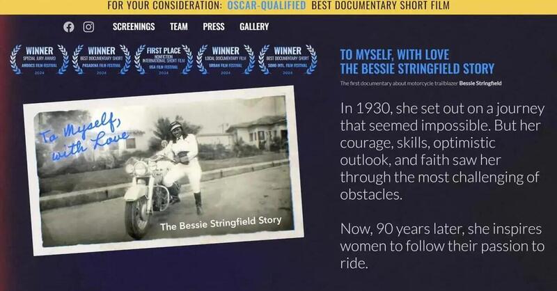 Il docufilm sulla motociclista Bessie Stringfield candidato all'Oscar