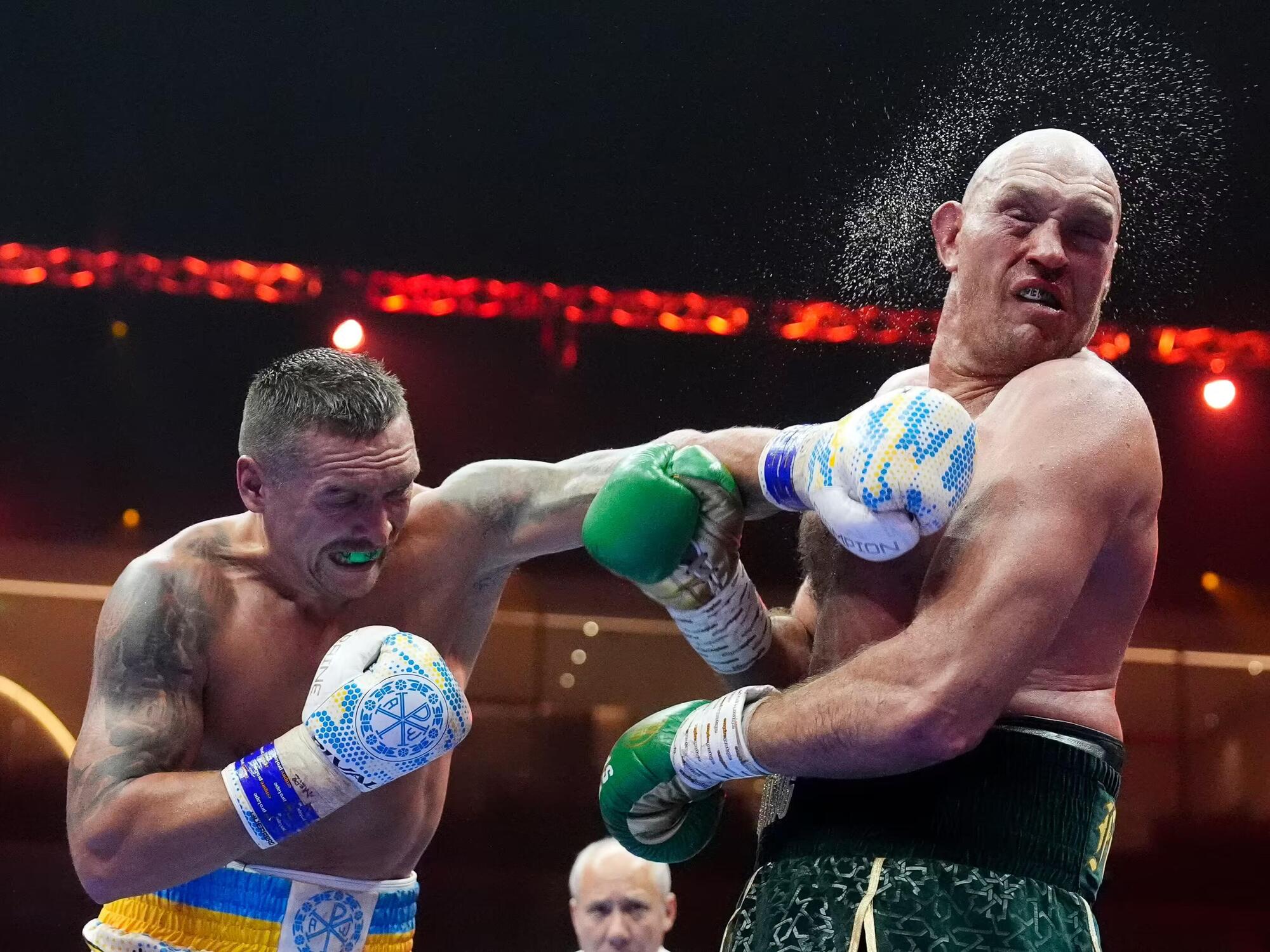 Il precedente incontro tra Oleksandr Usyk e Tyson Fury