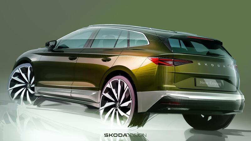 Skoda svela le prime immagini esterne dei nuovi Enyaq e Enyaq Coup&eacute;