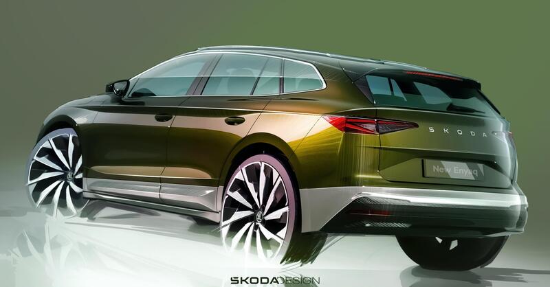 Skoda svela le prime immagini esterne dei nuovi Enyaq e Enyaq Coup&eacute;