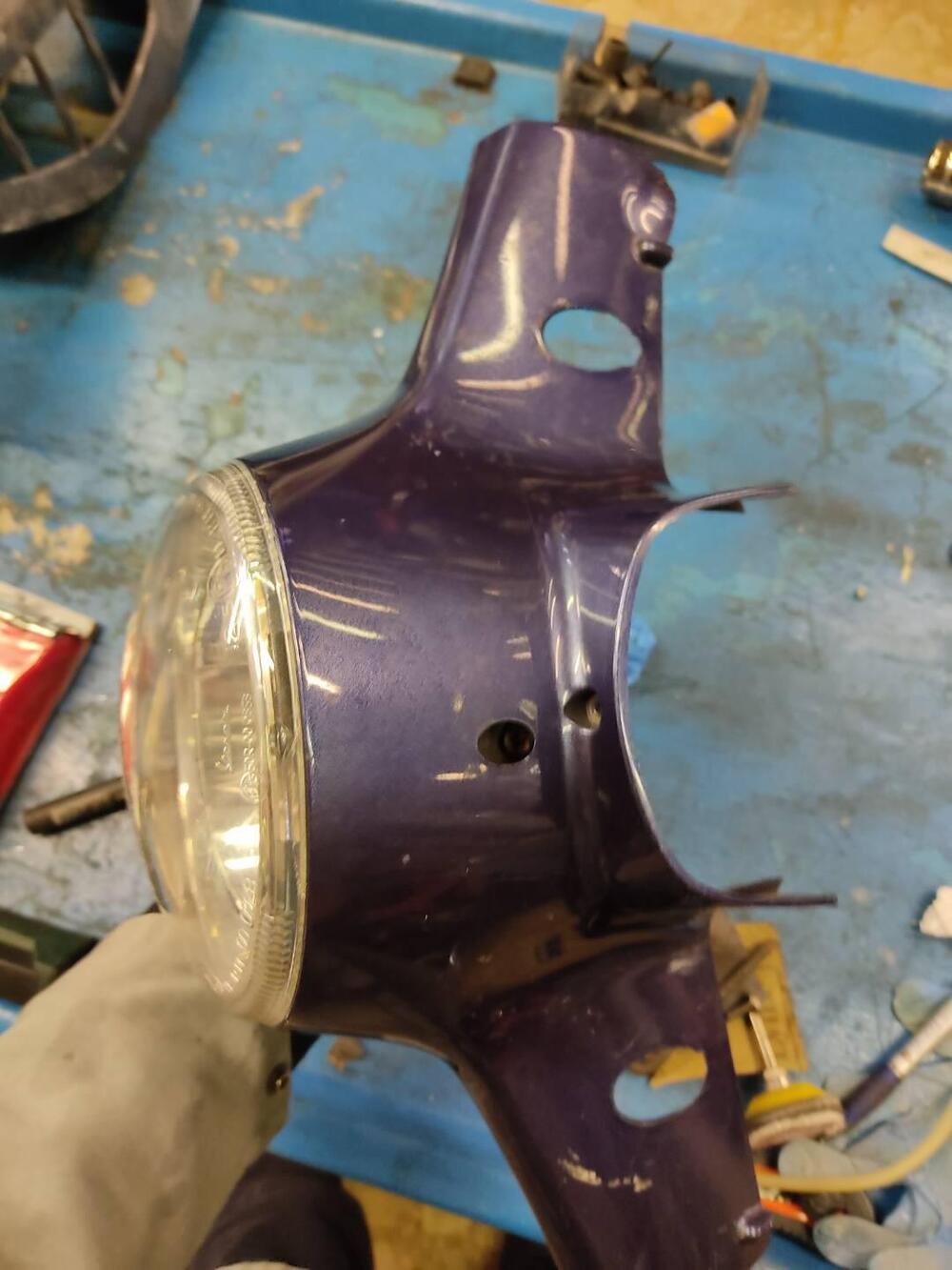 Faro e cover piaggio vespa 200 250 300 (3)