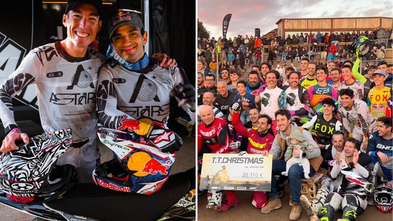 I Campioni e le leggende della MotoGP a tutto gas al Rocco&#039;s Ranch per Valencia. Mamola, Checa, Espargar&ograve;, Martin, Acosta e moltri altri [VIDEO E GALLERY]