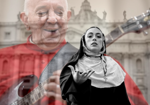 Il Giubileo 2025? Famolo strano: il &ldquo;Padre nostro&rdquo; diventa una hit rock con una suora che balla nel video. Il cantautore Nogarotto: &ldquo;Non credo in Dio, ma in Papa Francesco&rdquo;. E dopo il flashmob nel carcere di Rebibbia&hellip; 