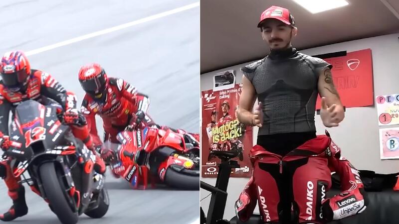 MotoGP 2024. Pecco Bagnaia: &quot;Che cxxxo mi vieni davanti cos&igrave; in frenata?!&quot; [VIDEO]