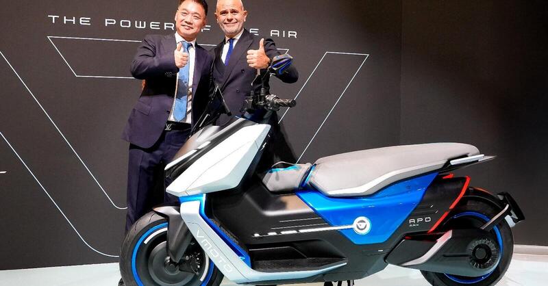 Premiato per il design lo scooter Vmoto disegnato da Pininfarina