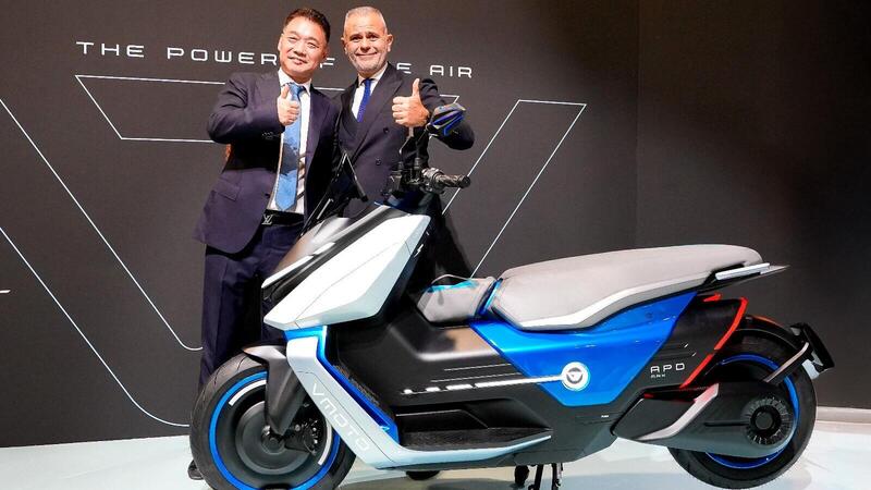 Premiato per il design lo scooter Vmoto disegnato da Pininfarina