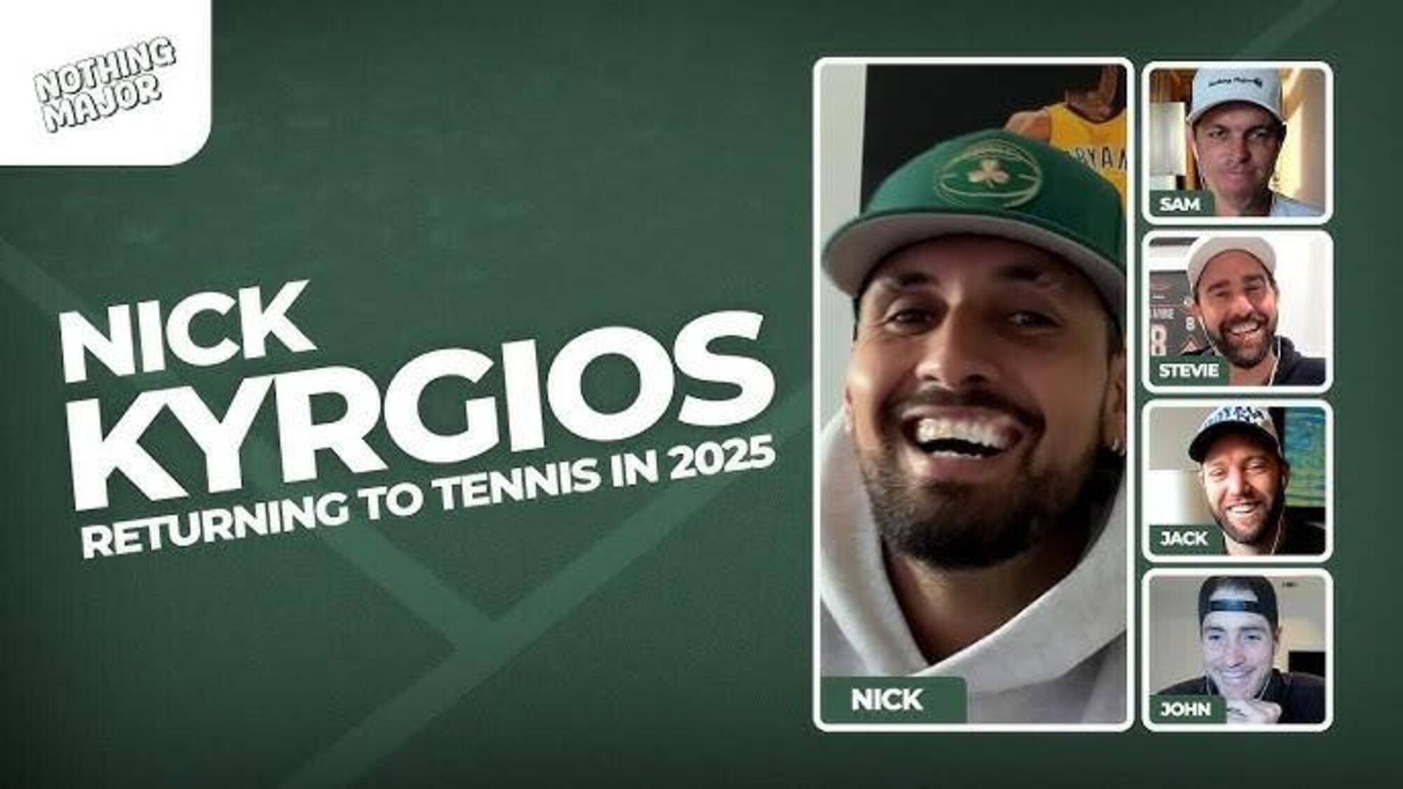 Nick Kyrgios nel podcast Nothing Major 