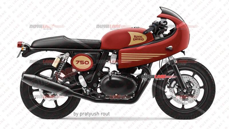 Dopo essere stata paparazzata, arriva il render della futura Royal Enfield GT750