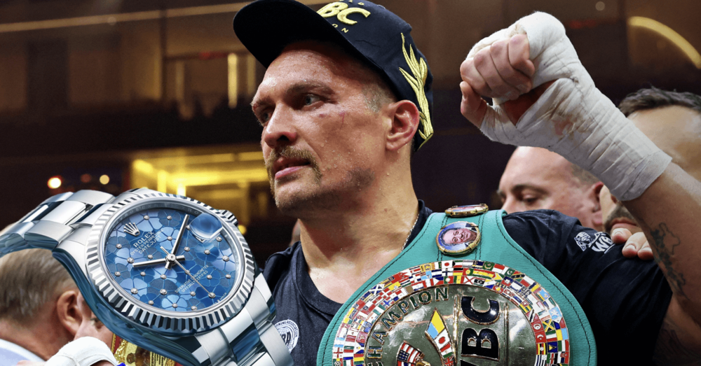 Il Rolex di Oleksandr Usyk &egrave; davvero una patacca? &ldquo;L&rsquo;ho pagato 100 dollari in spiaggia&hellip;&rdquo;. E l&rsquo;incasso per il match di boxe da titolo con Fury &egrave; da paura. Ma cos&rsquo;ha detto il pugile ucraino su Tyson?