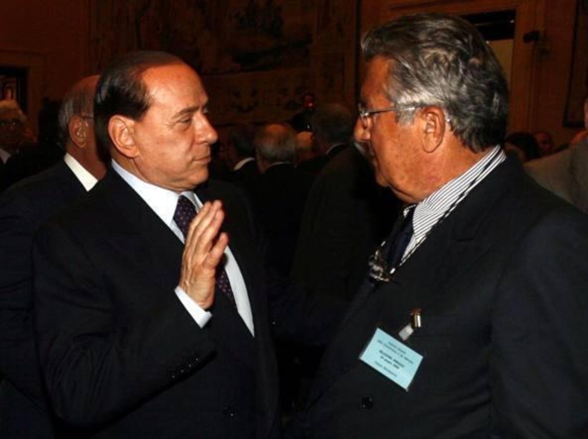 Silvio Berlusconi e Carlo De Benedetti