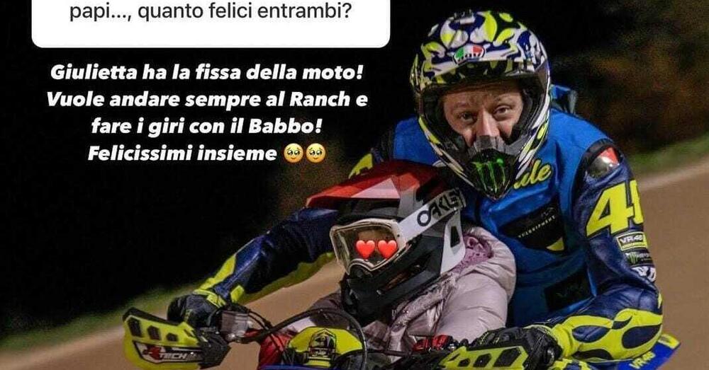 Francesca e la dolce attesa in casa Rossi: &ldquo;Cesareo programmato e non allatter&ograve;. Giulietta? Vuole sempre il Ranch con Vale, &egrave; matta per le moto&rdquo;