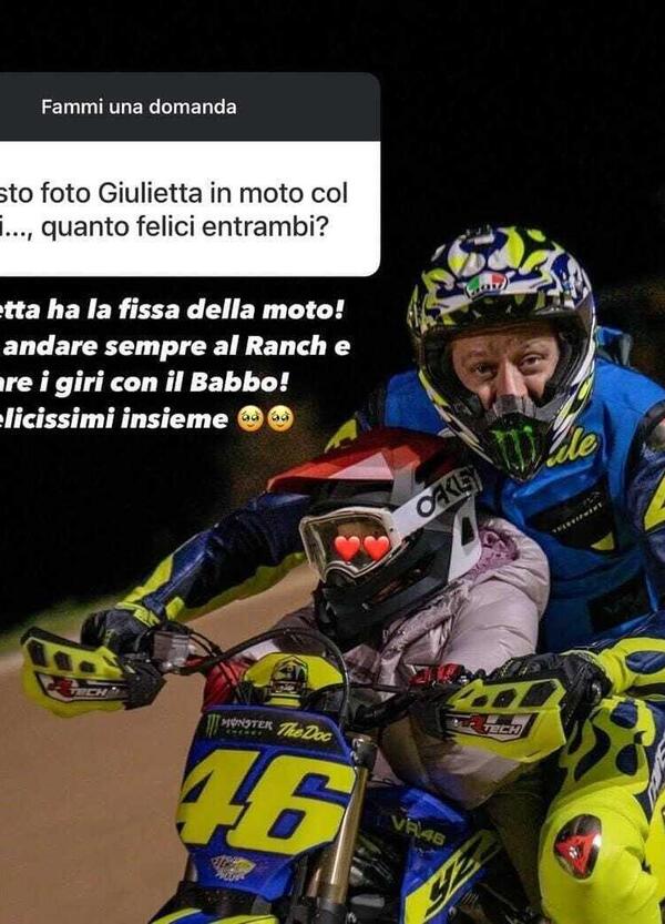 Francesca e la dolce attesa in casa Rossi: &ldquo;Cesareo programmato e non allatter&ograve;. Giulietta? Vuole sempre il Ranch con Vale, &egrave; matta per le moto&rdquo;