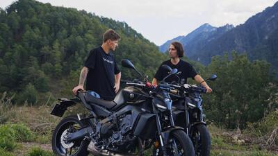MotoGP 2025. Fabio Quartararo e Alex Rins ai piedi dei Pirenei con la Yamaha MT-09 Y-AMT: "Amazing" [VIDEO]