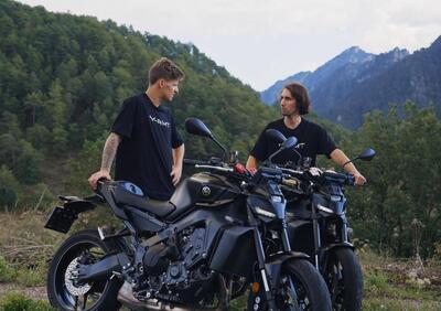 MotoGP 2025. Fabio Quartararo e Alex Rins ai piedi dei Pirenei con la Yamaha MT-09 Y-AMT: Amazing [VIDEO]