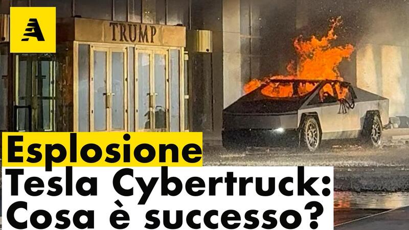 Esplosione Tesla Cybertruck davanti alla Trump Tower: cos&#039;&egrave; successo veramente?