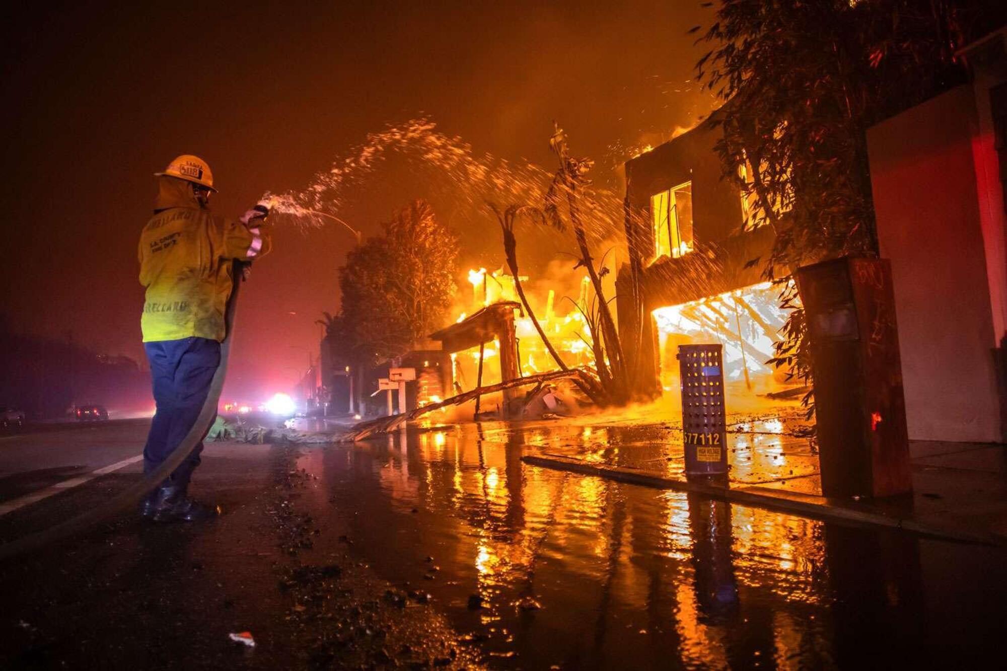 I vigili di fuoco (senz&#039;acqua) di Los Angeles